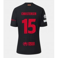 Barcelona Andreas Christensen #15 Fotballklær Bortedrakt 2024-25 Kortermet